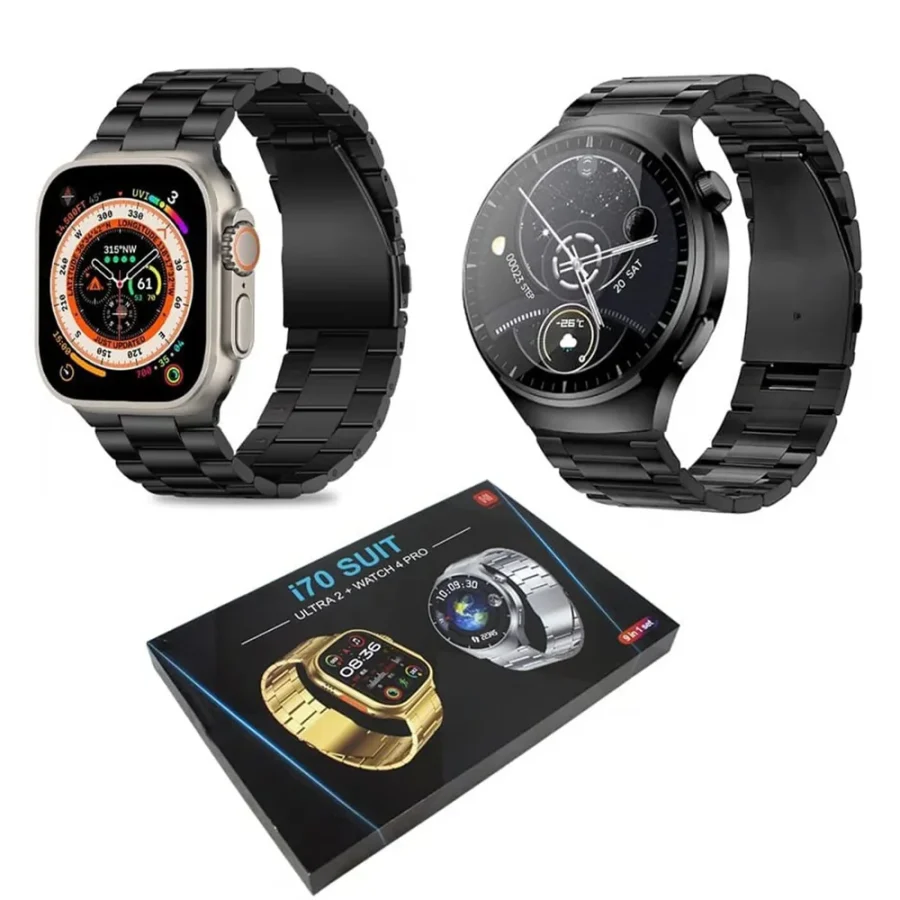 i70 Suit Ultra 2 Smartwatch + Watch 4 Pro