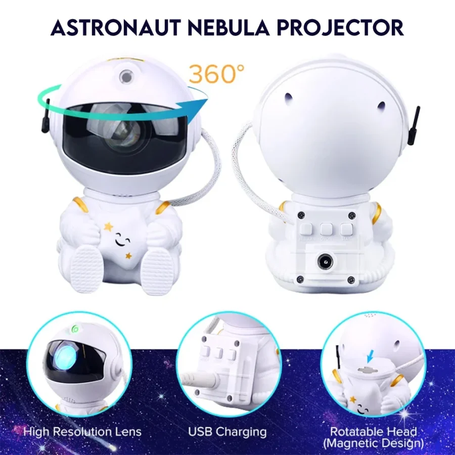 Astronaut Galaxy Light Projector